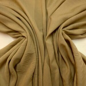 Viscose Fabric Plain Colours Honey