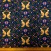 Cotton Fabric Dashwood Craft Cotton Foxy Nights Navy