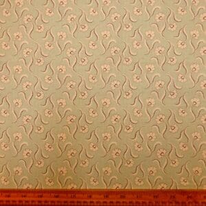 Cotton Fabric Dashwood Craft Cotton Trumpet Julip Mint
