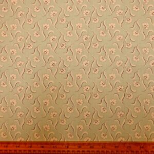 Cotton Fabric Dashwood Craft Cotton Trumpet Julip Mint