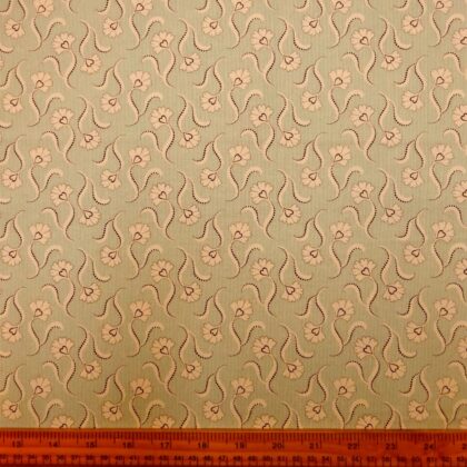 Cotton Fabric Dashwood Craft Cotton Trumpet Julip Mint