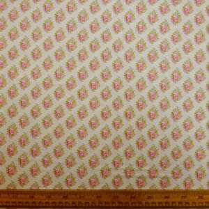 Cotton Fabric Dashwood Craft Cotton Vintage Primrose Cream