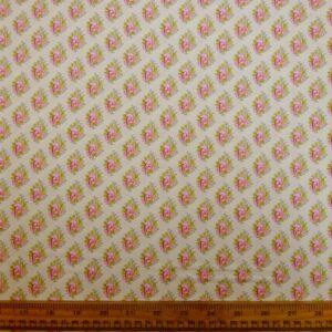 Cotton Fabric Dashwood Craft Cotton Vintage Primrose Cream