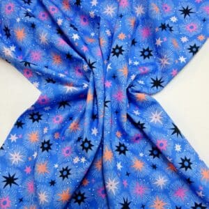 Cotton Fabric Dashwood Craft Cotton Under The Stars Blue