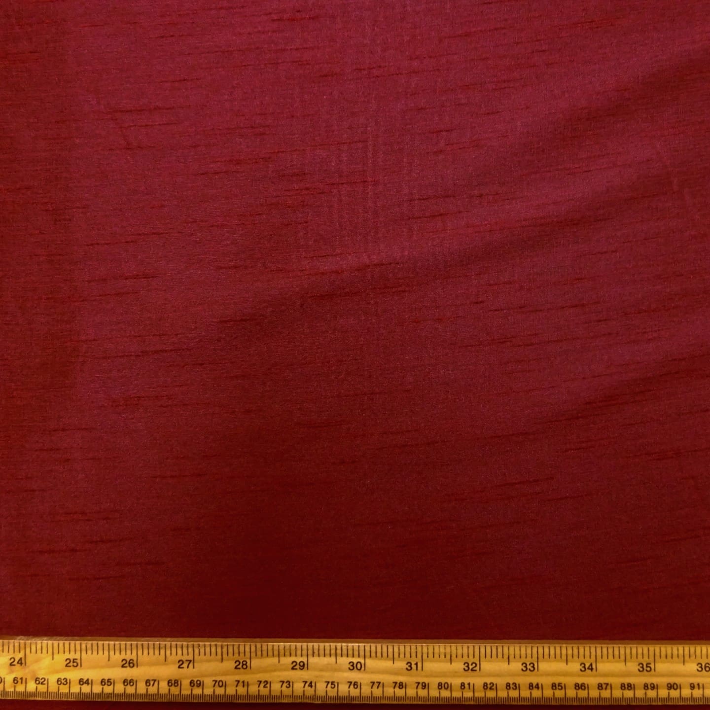 Shantung Fabric Polyester Dress Weight Wine