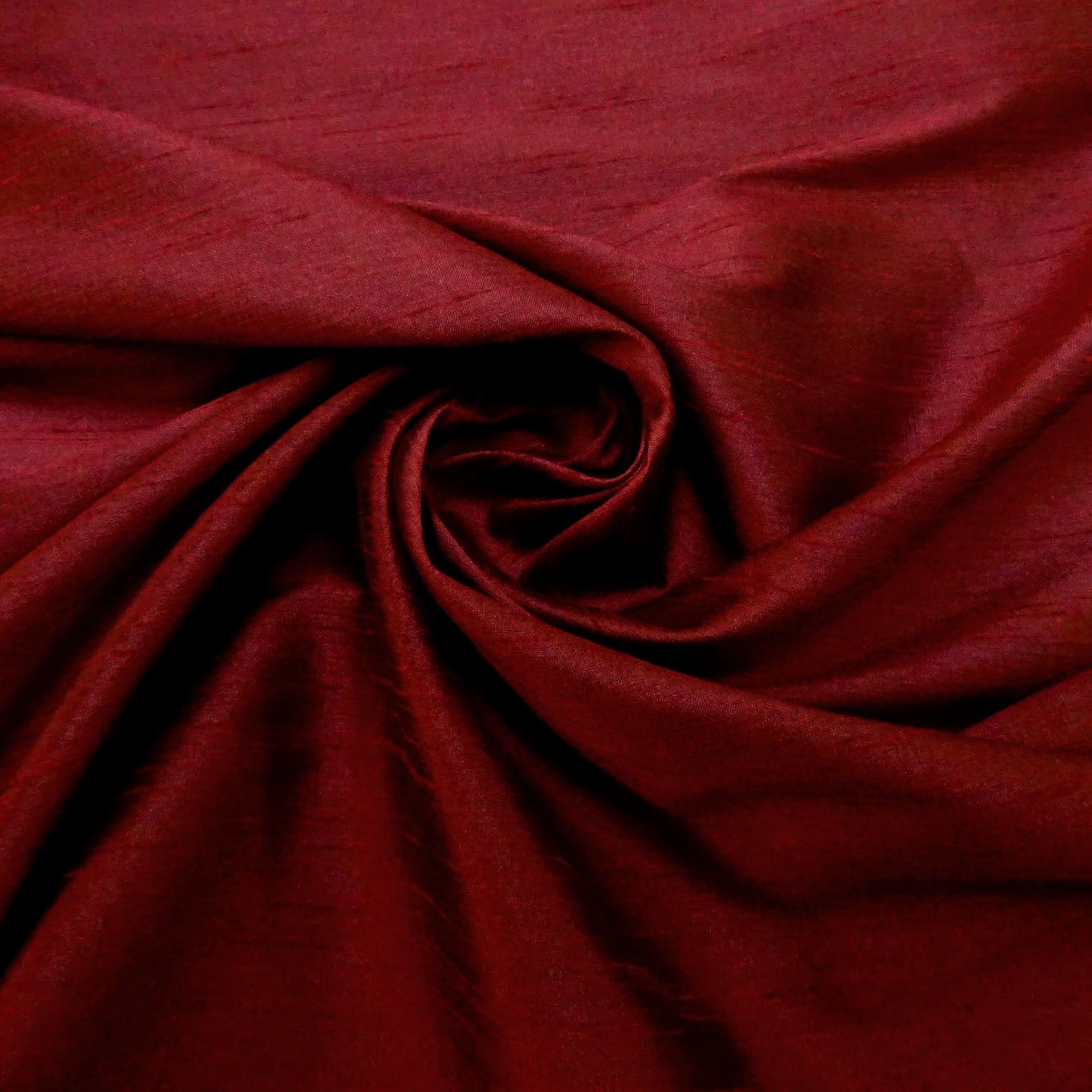 Shantung Fabric Polyester Dress Weight Wine