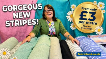 We’ve Gone All Stripey! NEW Striped Fabrics & Bargains