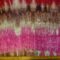 Chiffon Fabric Tye Dye With Sequins Festival Sarong Raspberry Brown