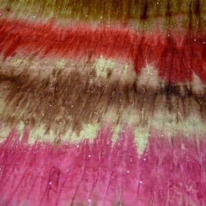 Chiffon Fabric Tye Dye With Sequins Festival Sarong Raspberry Brown