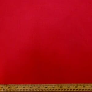 Crepe De Chine Fabric Peach Skin Finish Red