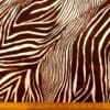 Jersey Fabric Soft Crepe Feel Swirl Brown Ivory