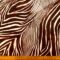 Jersey Fabric Soft Crepe Feel Swirl Brown Ivory