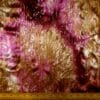 Crushed Velvet Fabric Crinkle Burgundy Brown