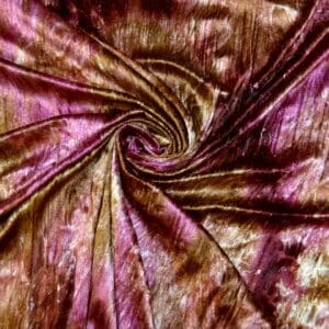 Crushed Velvet Fabric Crinkle Burgundy Brown
