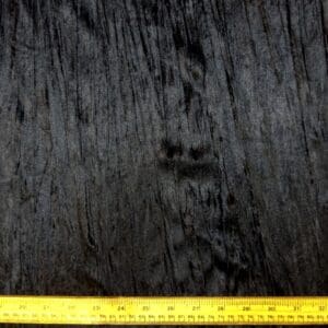 Crushed Velvet Fabric Crinkle Black