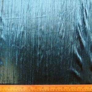 Crushed Velvet Fabric Crinkle Teal