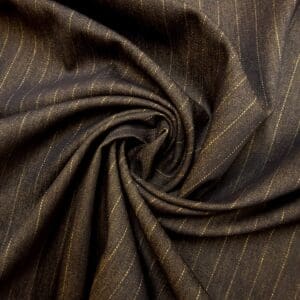 Denim Fabric Pin Stripe Indigo Charlie 1.5cm Width