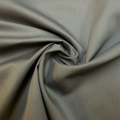 Drill Fabric Poly Cotton School Grey 2nds