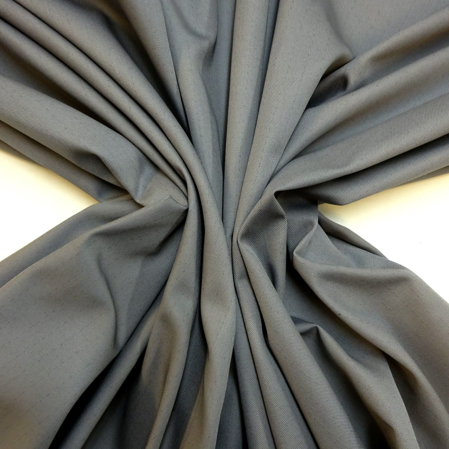 Drill Fabric Poly Cotton School Grey 2nds