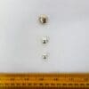 Buttons Shanked Silver Domed Code Jam