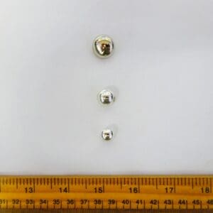 Buttons Shanked Silver Domed Code Jam