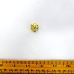 Buttons 18mm Shanked Small Rose Gold Code Jam