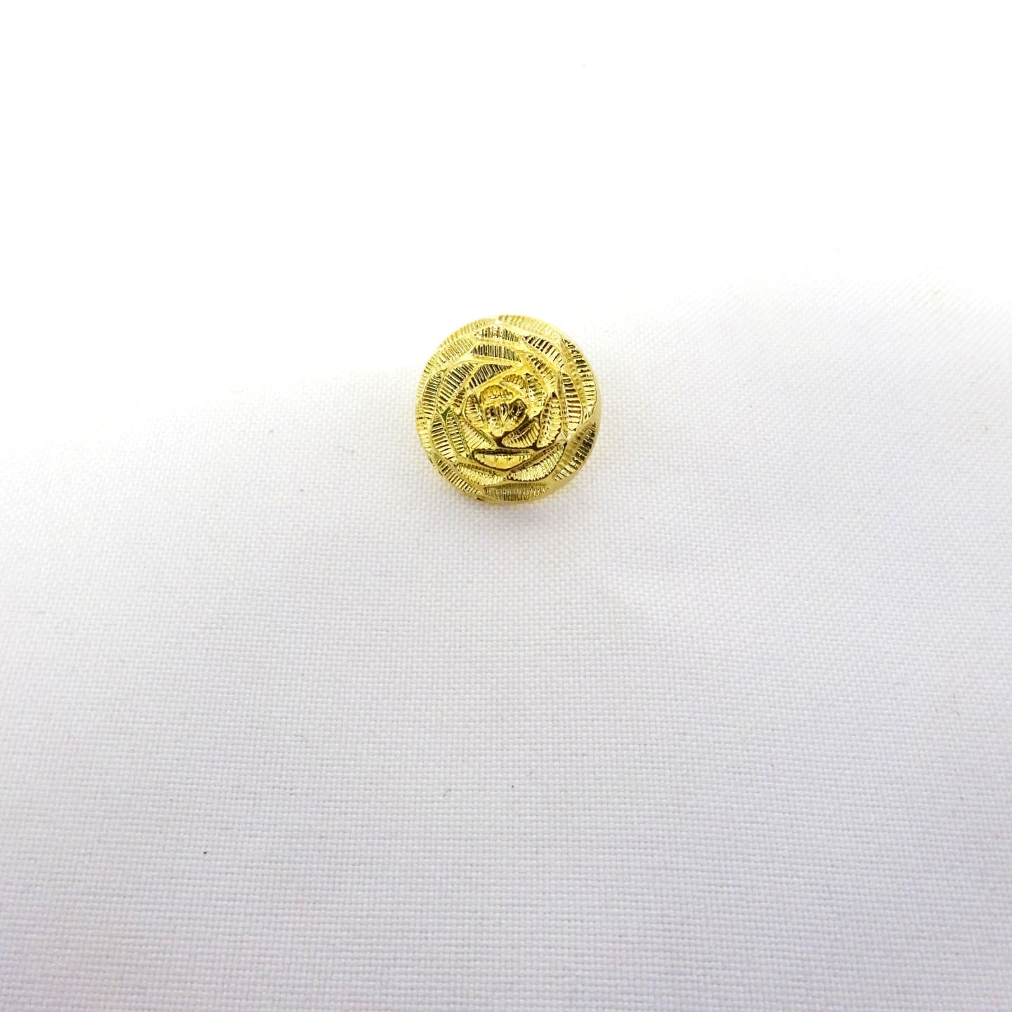 Buttons 18mm Shanked Small Rose Gold Code Jam