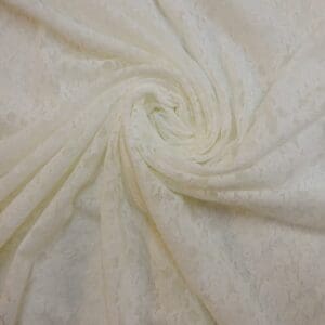 Lace Fabric Stretch Rosie Devine Ivory