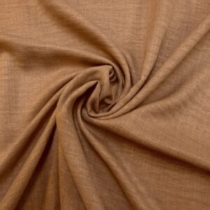 Linen Look Fabric Soft Flowing Caramel