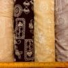 Linen Look Fabric Soft Flowing With Embroidery
