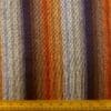 Linen With Bamboo Viscose Fabric Savoy Stripe Copper Beige Aubergine