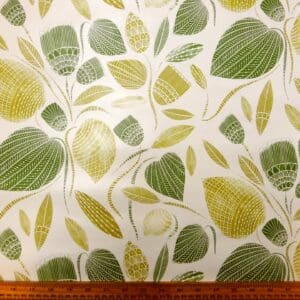 PVC Tabling Fabric Herbal Greens