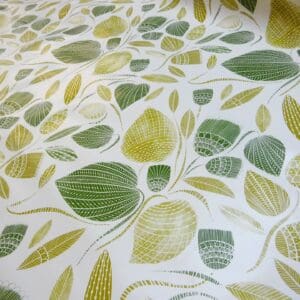 PVC Tabling Fabric Herbal Greens