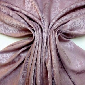 Satin Fabric English Rose Palace Garden Mauve