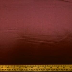 Slipper Satin Fabric Shiny And Thick Mahogany Brown