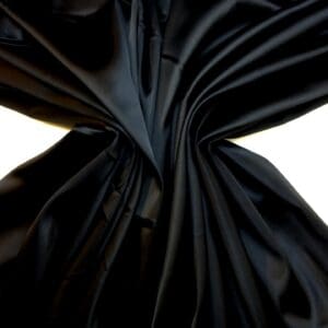 Satin Fabric Duchess Minimal Stretch Dress Weight Black