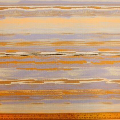 Seersucker Fabric With Elastane Morning Has Broken Ivory Rust Blue