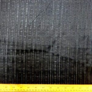 Cotton Fabric Faux Anglais Black