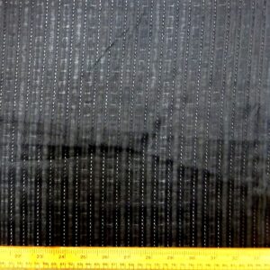 Cotton Fabric Faux Anglais Black