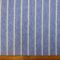 Polyester Cotton Fabric Linen Finish Chambray Stripe