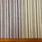 Faux Linen Fabric Dodgy Stripes Ivory
