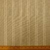 Polyester Cotton Fabric Linen Look Pebble Stripe Stone Ivory