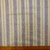 Voile Fabric Soft Cotton Beach Stripe Blue Ivory