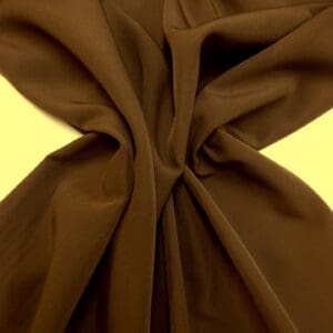 Suiting Fabric Monsoon Crepe Manufacturing Quality Donkey Brown