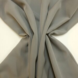 Suiting Fabric Monsoon Crepe Manufacturing Quality Mid Grey