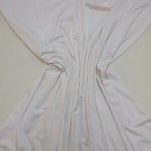 T-shirting Fabric Bamboo Viscose White