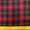Suiting Fabric Tartan Macnair Wine Brown