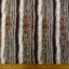 Viscose Fabric Abstract Curly Chocs Brown Ivory