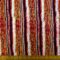 Viscose Fabric Abstract Blood Orange Red
