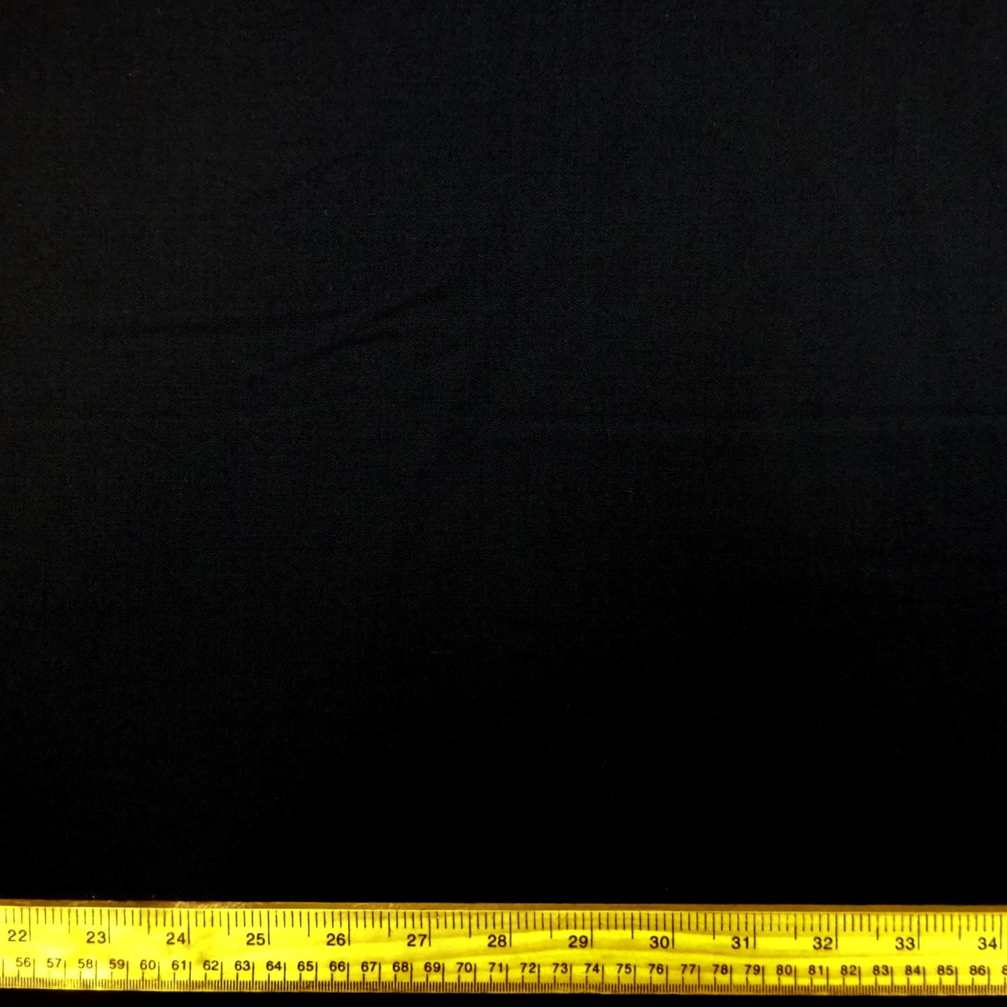 Suiting Fabric Poly Wool Made In England Classic Black